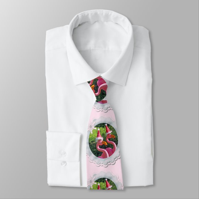 Fantastisk Flamingo-jultien! Slips (Bunden)