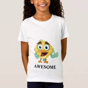 FANTASTISK Flicka Bird T Shirt