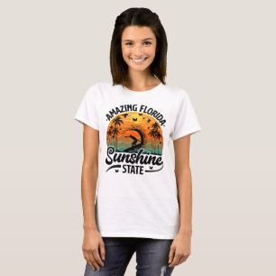 Fantastisk Florida sunshine state T Shirt