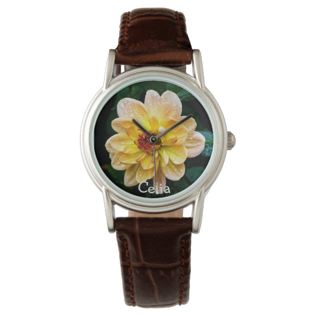 Fantastisk Flower bild Armbandsur (Framsida)