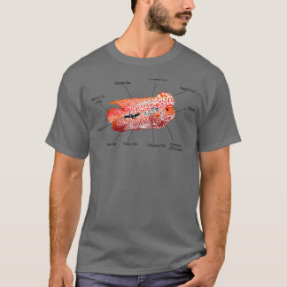 Fantastisk Flowerhorn Anatomy T Shirt