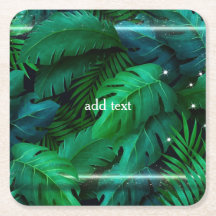 Fantastisk fluorescerande tropisk palm