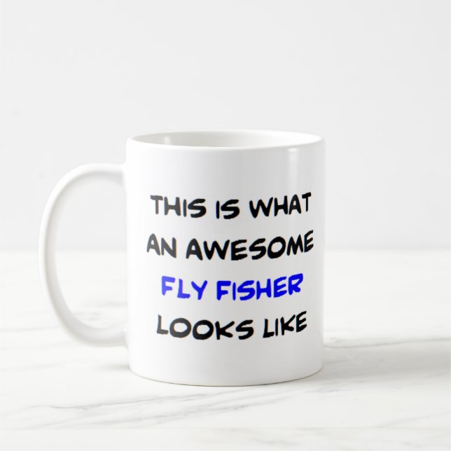 fantastisk-flygfiskare kaffemugg (Vänster)