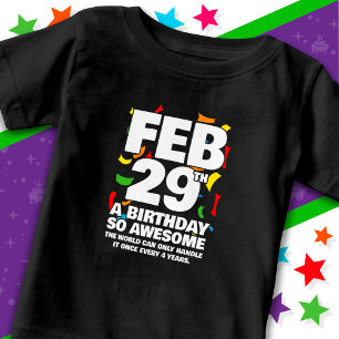 Fantastisk-födelsedag 2024 Bladdag-blyfritt år 29 T Shirt