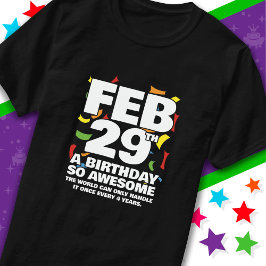 Fantastisk-födelsedag 2024 Bladdag-blyfritt år 29 T Shirt