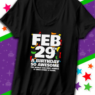 Fantastisk-födelsedag 2024 Bladdag-blyfritt år 29 T Shirt