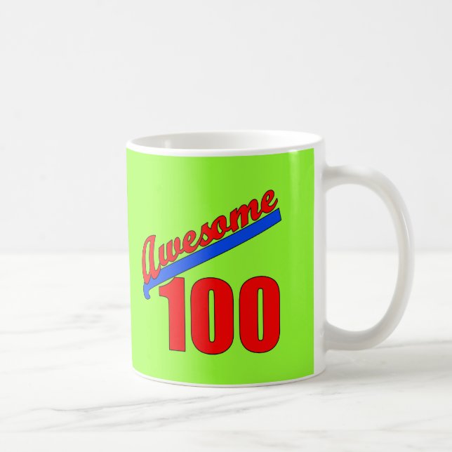 Fantastisk för fantastisk 100 på 100 gammala år kaffemugg (Höger)