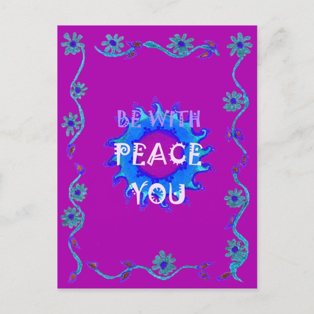 Fantastisk för vacker gyllene gult vykort (Framsida)