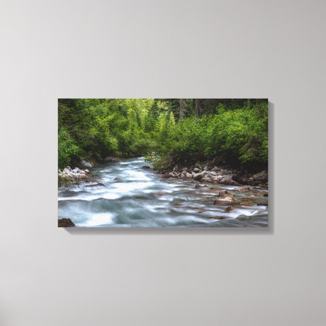 Fantastisk Forest River Canvas (Framsida)