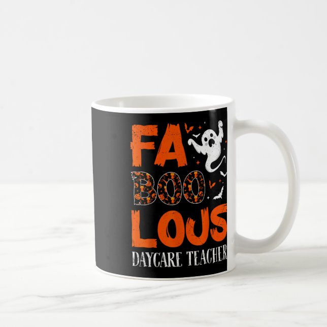 Fantastisk förskolelärare - Halloween barnomsorg P Kaffemugg (Höger)