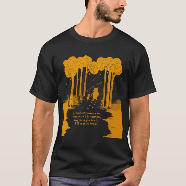 Fantastisk första dagen Winnie Mamma Pappa Pooh Fu T Shirt (Framsida)