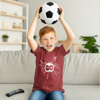 Fantastisk-fotboll - lägg dina barn Namn på barnfo T Shirt