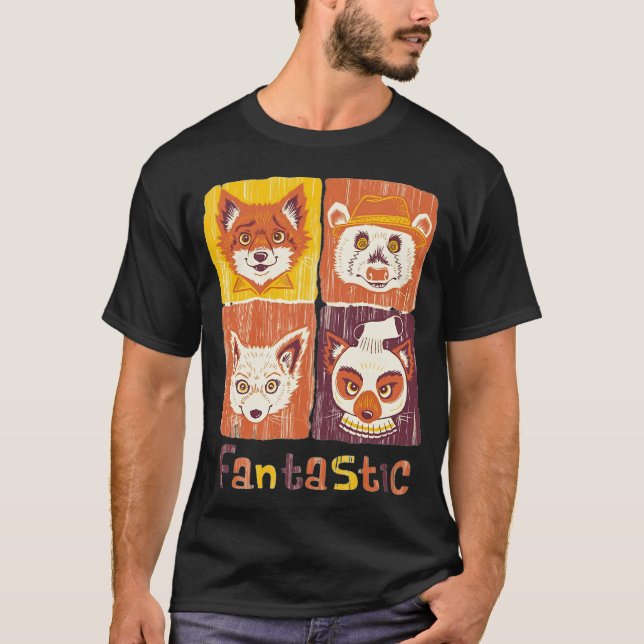 Fantastisk Fox Classic T Shirt (Framsida)