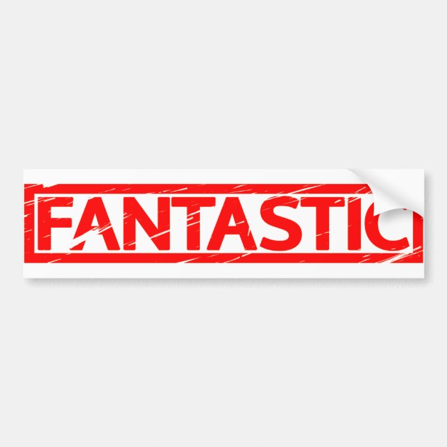 Fantastisk Frimärke Bildekal (Framsidan)