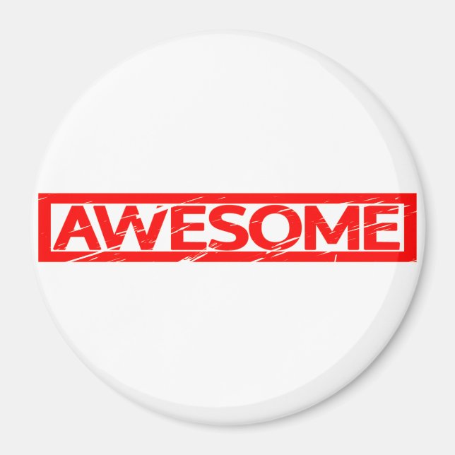 Fantastisk Frimärke Magnet (Framsidan)