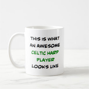 fantastisk friskt harp-spelare kaffemugg