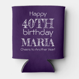 Fantastisk Funny Lycklig 40:e Mörkens Lila