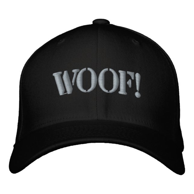 Fantastisk Gay Björnar Pride WOOF! Broderad Keps (Framsida)