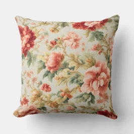 Fantastisk Gentle Exquisite Flowers, Löv. Färgning Kudde