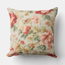 Fantastisk Gentle Exquisite Flowers, Löv. Färgning Kudde