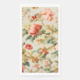 Fantastisk Gentle Exquisite Flowers, Löv. Färgning Pappersservett