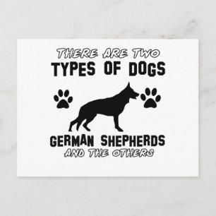 Fantastisk germanska shepherd-design vykort