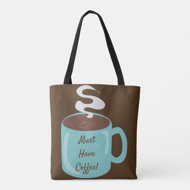 Fantastisk Giant Coffee Kopp Tygkasse (Baksida)