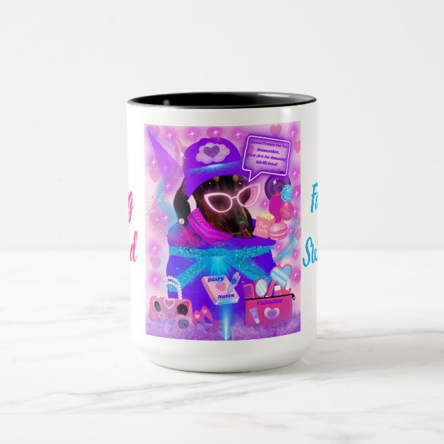 Fantastisk Girlkompis Black Coffee Mugg (Center)