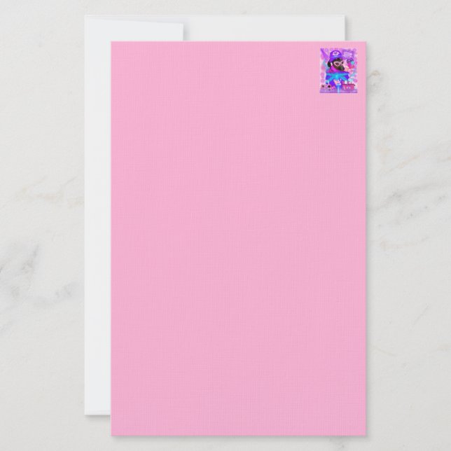 Fantastisk Girlkompis Stationery Brevpapper (Framsida)