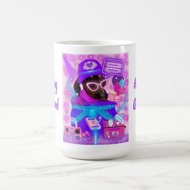Fantastisk Girlvän Doxie Coffee Mugg (Center)