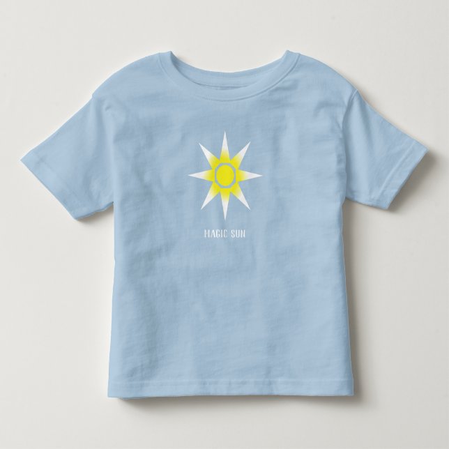 Fantastisk Glad Magisk Sol T-Shirt Top (Framsida)
