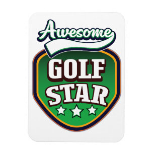 Fantastisk Golf Star Magnet