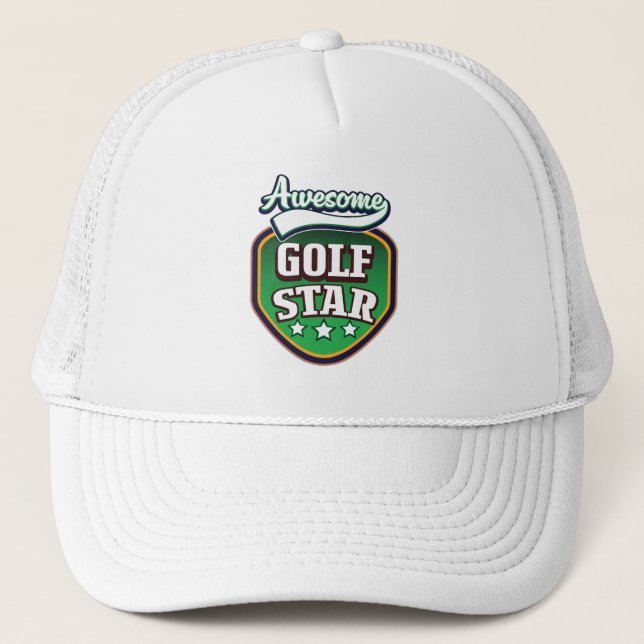 Fantastisk golfstjärna  keps (Framsida)