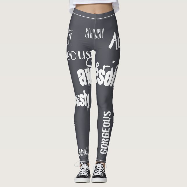 Fantastisk Gorgous inspiration Motivation Leggings (Framsida)