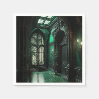 Fantastisk gotisk Inredingsdesign. Pappersservett
