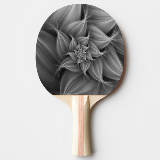 Fantastisk grå blomfraktal  pingisracket (Framsidan)
