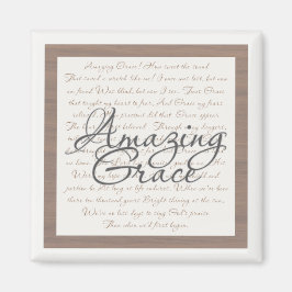 Fantastisk Grace - 2 tum kvadratstreck Magnet
