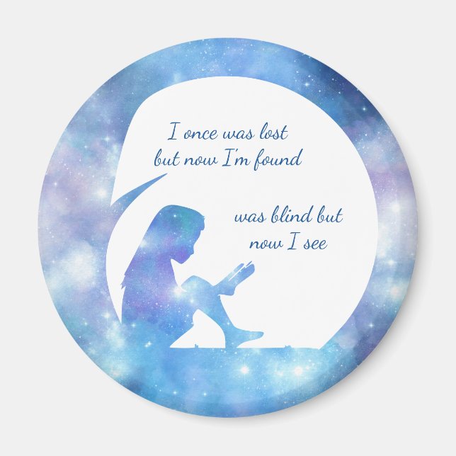 Fantastisk Grace Christian inspiring Magnet (Framsidan)