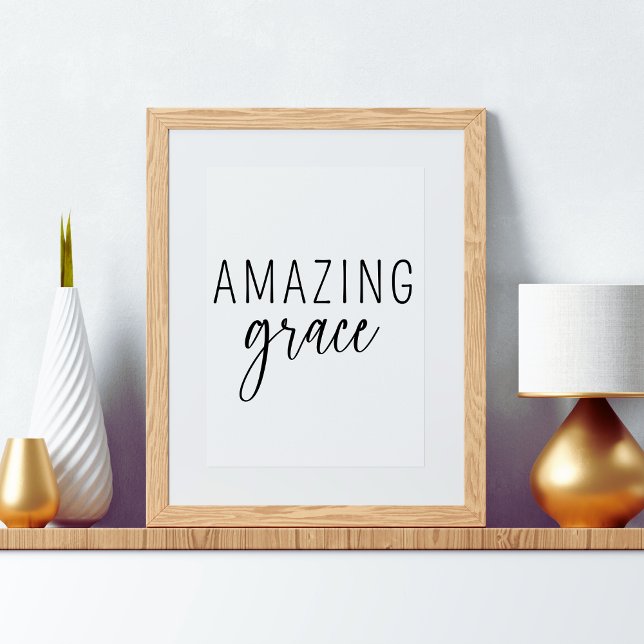 Fantastisk Grace Christian Poster (Skapare uppladdad)
