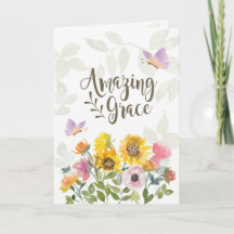 Fantastisk Grace Flowers och Butterflies Scripture