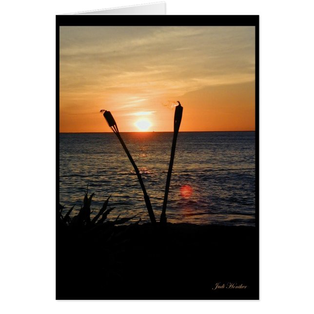 "Fantastisk Grace" Honolulu, Hawaii Hälsningskort (Framsidan)