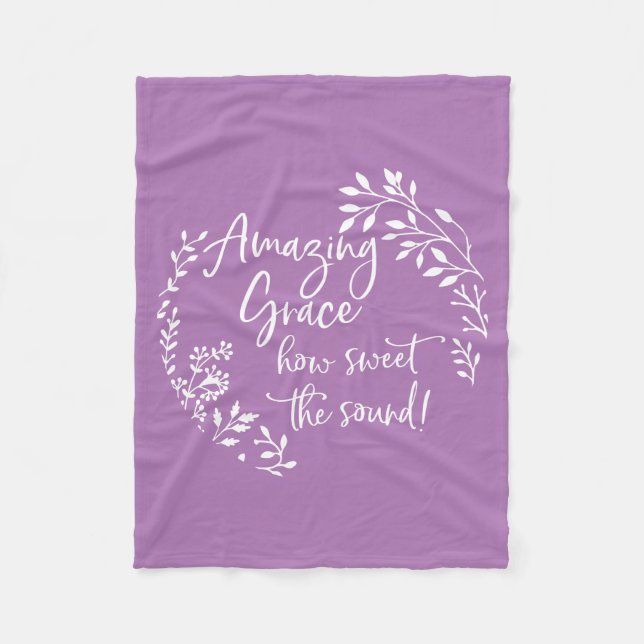 Fantastisk Grace hur söt Ljud är Fleecefilt (Framsidan)