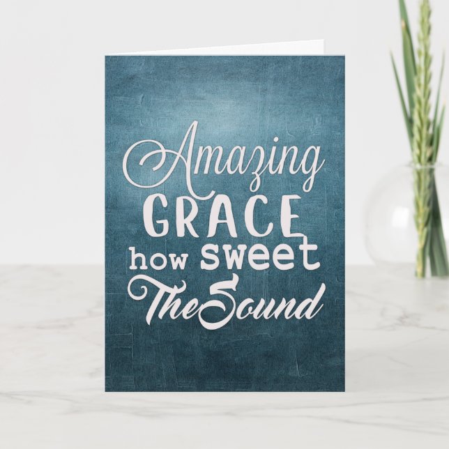 Fantastisk Grace Hur söt Ljud Christian är Kort (Framsida)