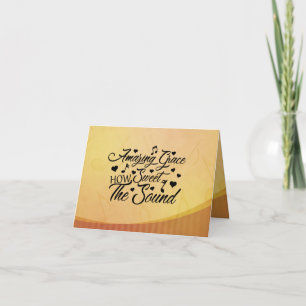 Fantastisk Grace Hur söt Ljud Hymn är Kort