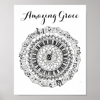 Fantastisk Grace Mandala Poster