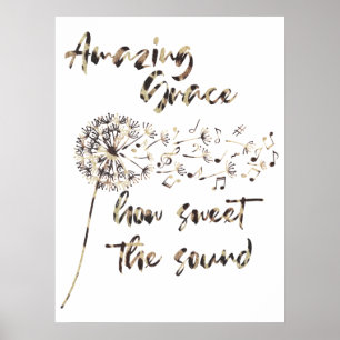 Fantastisk Grace med Dandelion Poster