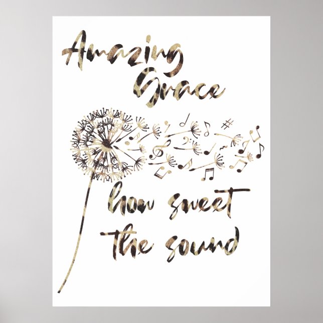 Fantastisk Grace med Dandelion Poster (Framsidan)