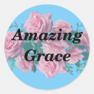 Fantastisk Grace Runt Klistermärke