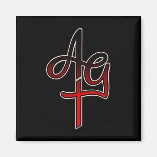 Fantastisk Grace Tattoo Bleeding Heart Magnet (Framsidan)