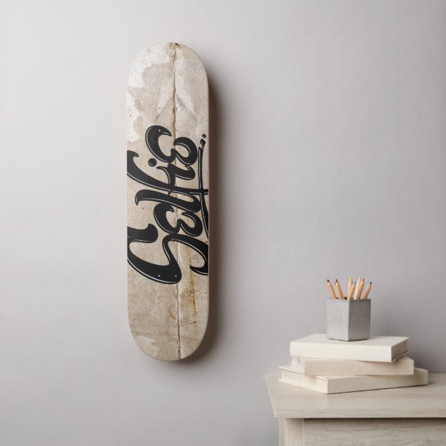 Fantastisk Graffiti Selfie Street Art Lettering Old School Skateboard Bräda 21,6 Cm (Väggkonst)